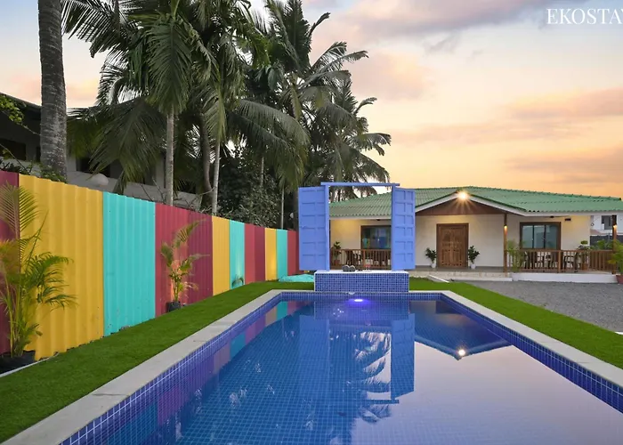 Ekostay - Blue Door Villa Alibag